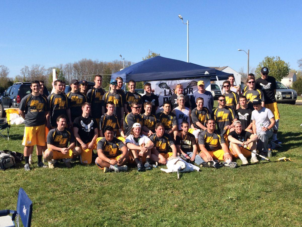 The Rowan men’s club lacrosse team poses for a photo after the event on Sunday, April 17. Rowan took second in the tournament. -Sports Editor/Vince DeBlasio