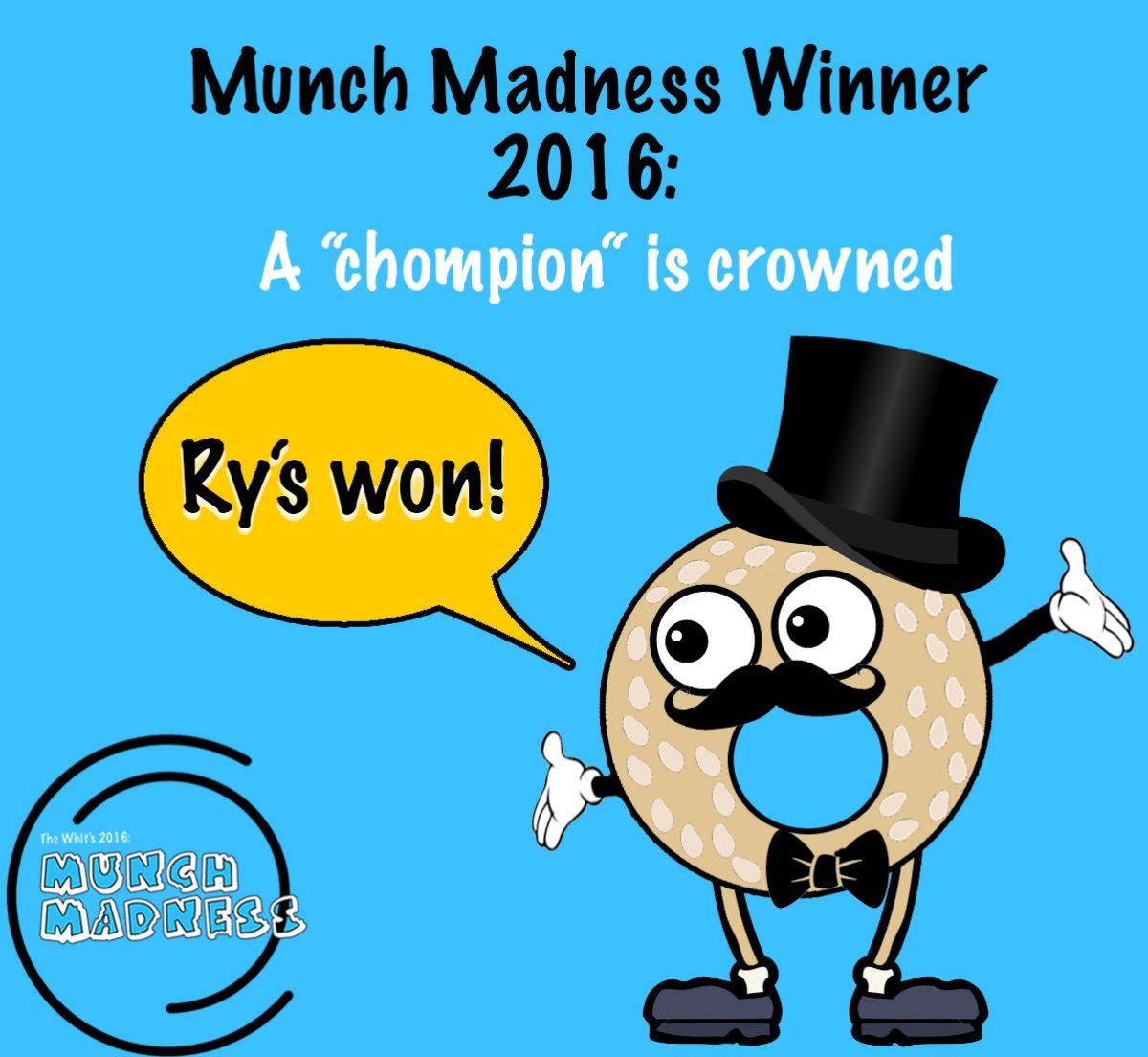 Munch Madness, The Final Round: A "Chompian" is crowned