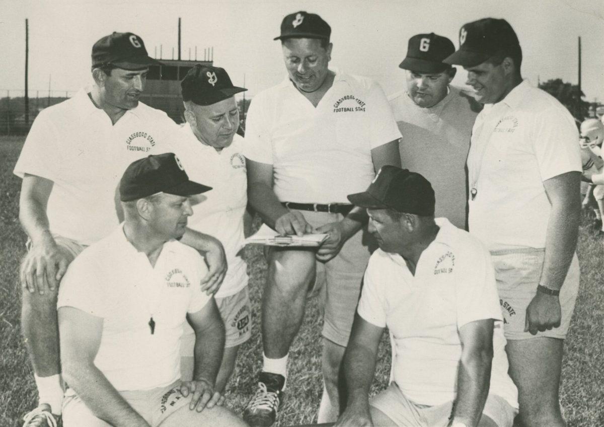 Coach Richard Wackar is credited for bringing back Glassboro State College's football team following the Korean War. -Photo courtesy of Sports Information