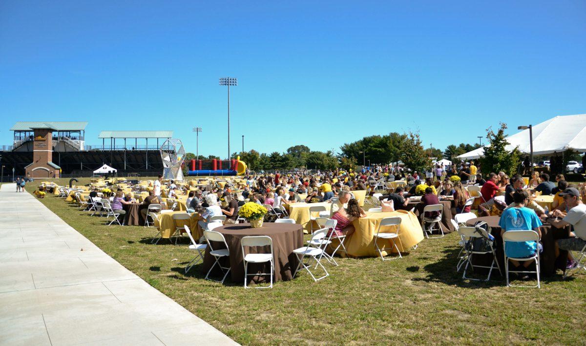 Over 600 families pre-registered for Family Weekend. -Photo Editor/Nicole Mingo