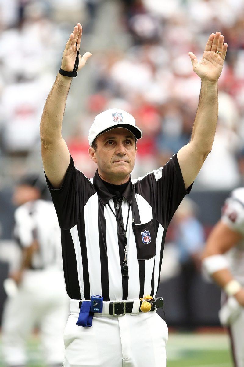 NFL referee during an NFL game. Photo courtesy of pixabay.com user "KeithJJ"