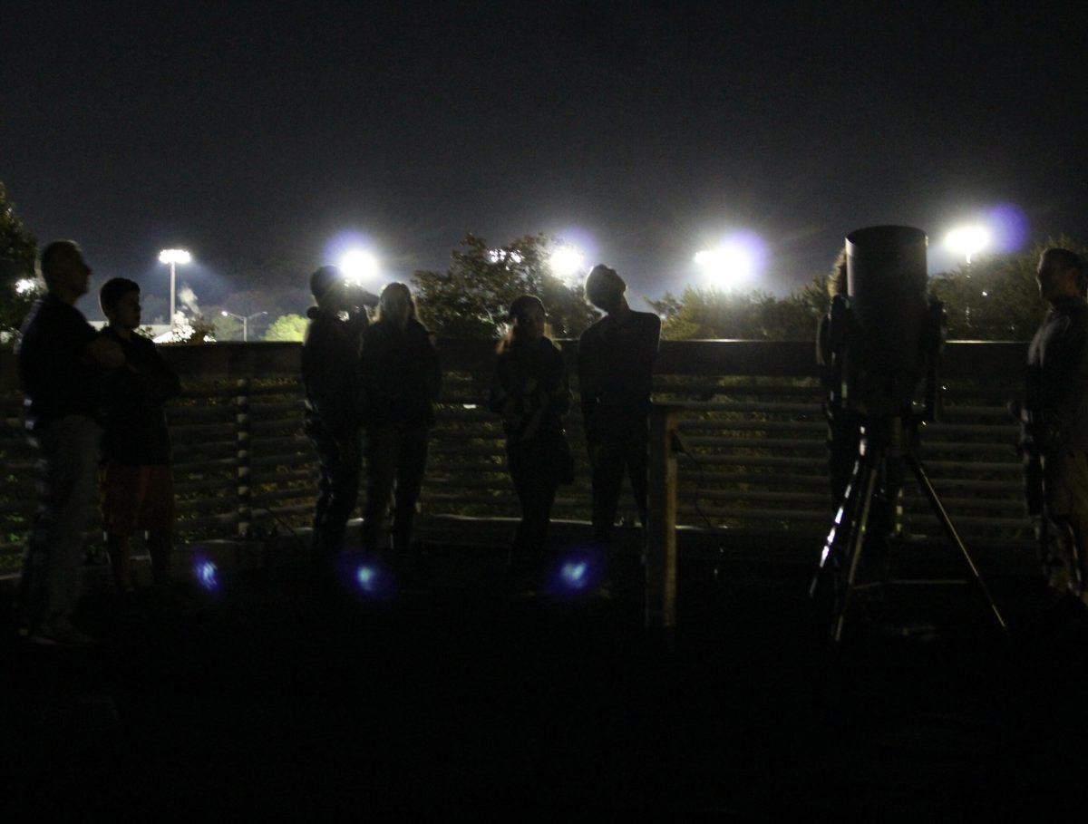 People observe the stars during Rowan Astronomy's open house. -Photo Editor/Amanda Palma