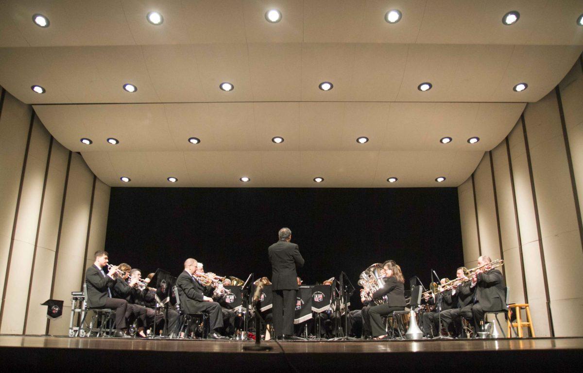 The Atlantic Brass Band performing during their "The Moon Over Metropolis" concert. -Assistant Photo Editor/ Miguel Martinez