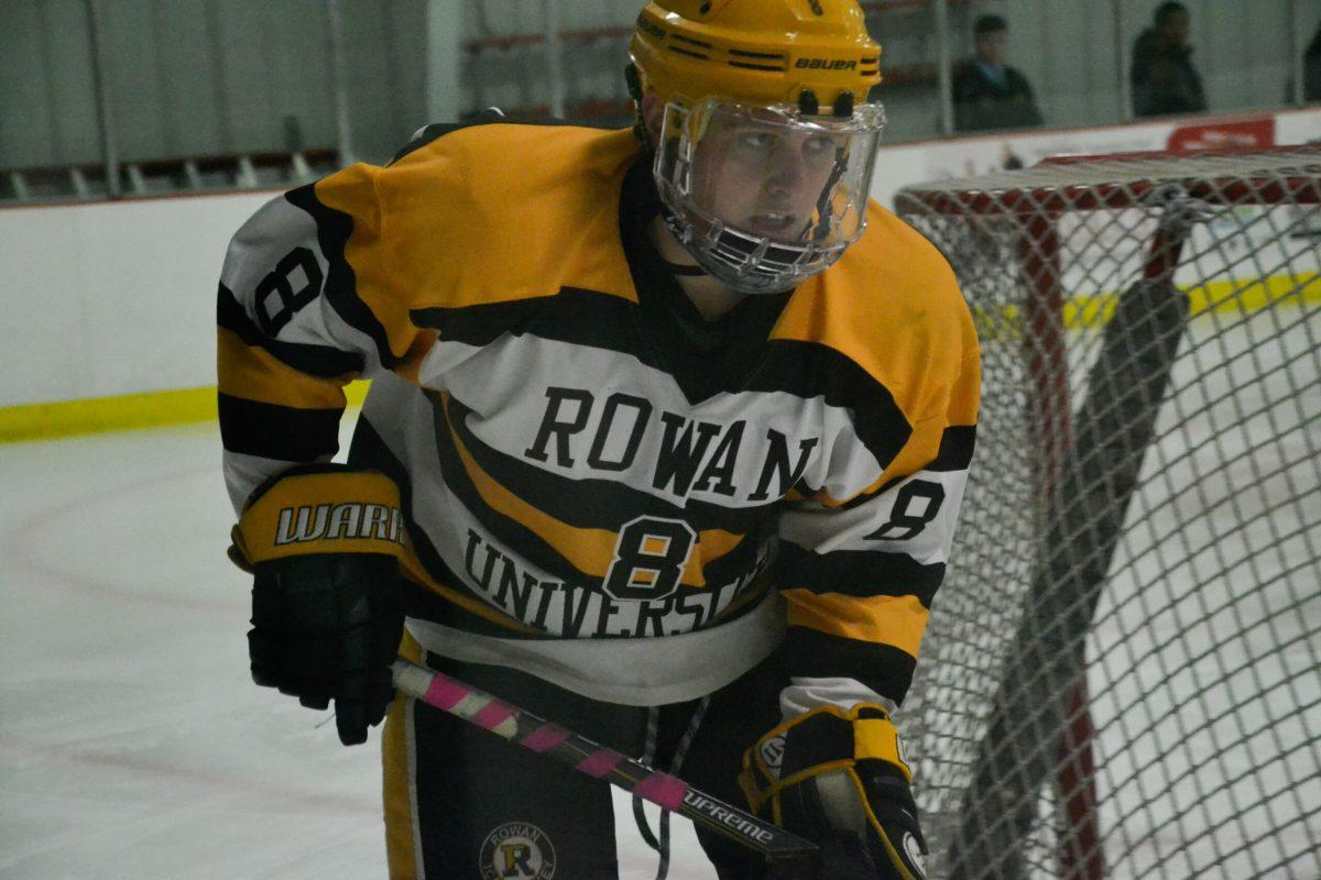 Forward Aaron Segnello looks on during a game earlier this year against Montclair State University. Photo Editor/Nicole Mingo