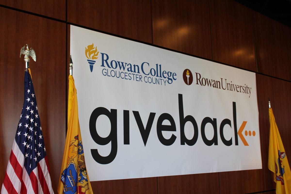 The Give Something Back program awards $1.5 million to Rowan University and Rowan College at Gloucester County on Friday, Nov. 10 -Staff Photo/Grace Clevenger