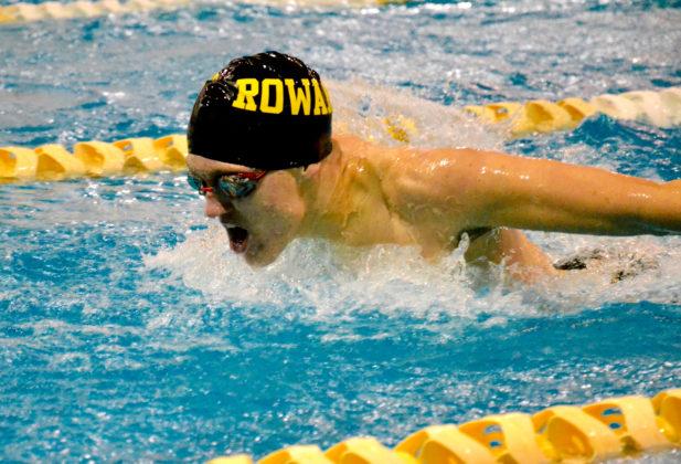 Sophomore Jake Kayati competing in an event earlier last season at Rowan University. Photo Editor/Nicole Mingo