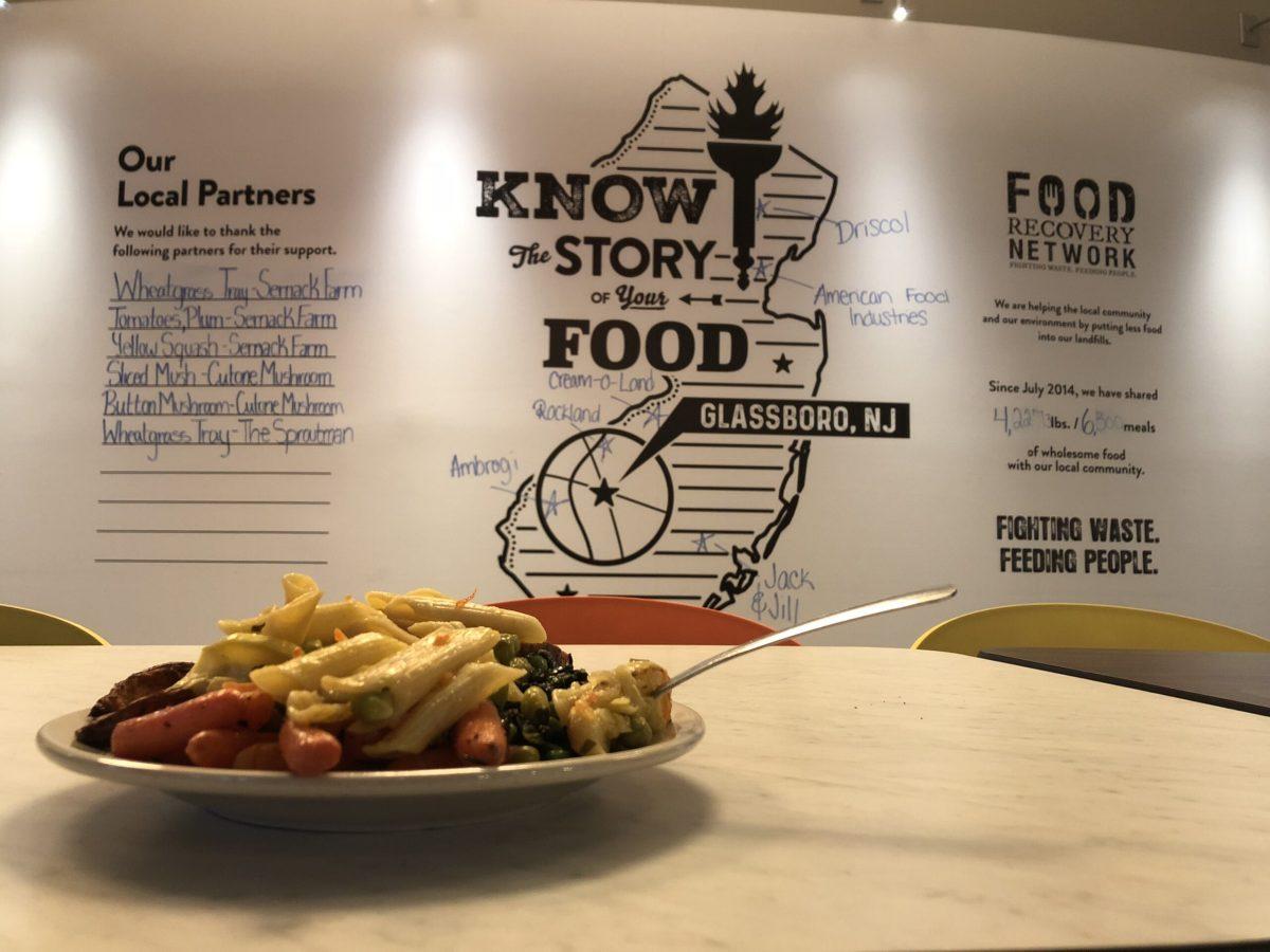 A plate of food in the Glassworks dining hall at Holly Pointe Commons. -Staff Photo/Justin Decker