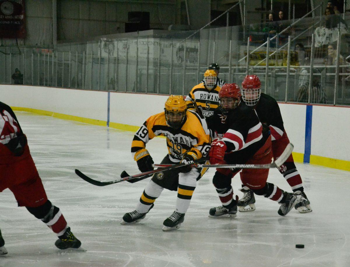 Forward Anthony Dellerose looks to take on a defender against Montclair State University earlier this season. Dellerose has 11 goals and 8 assists on the year. Photo Editor/Nicole Mingo