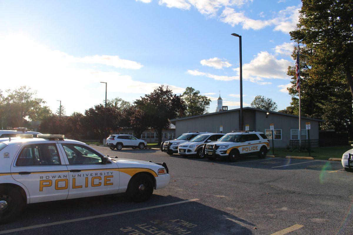 Rowan police cars sit outside the Bole Hall Annex on Rowan's campus. -Photo / Amanda Palma