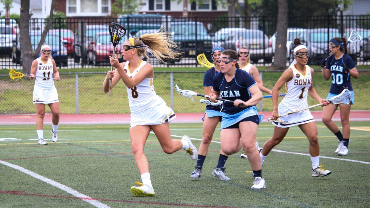 Junior captain and attack Maddie Bray looks to score in a game against Kean University last season. Photo Editor/Amanda Palma