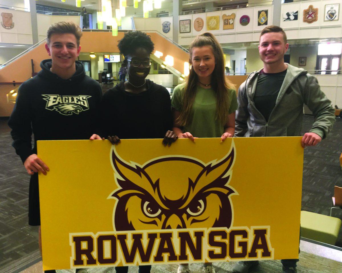 (l to r) Todd Jobson, Hillary Hwaga, Fiona Hughes and Alex Boyko pose for a photo. -News Editor/Matt Kass