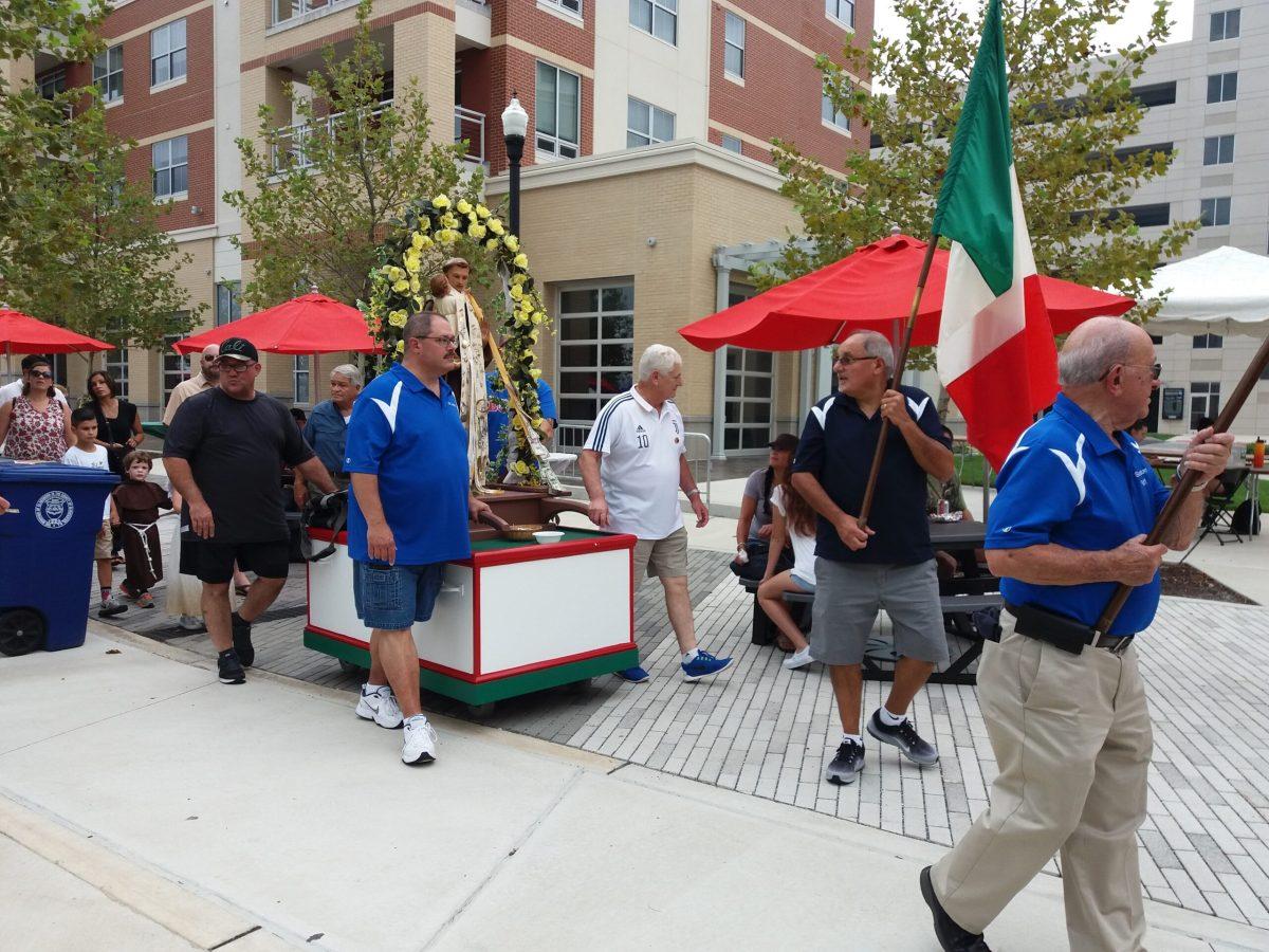 Procession with the St. Anthony statue on Victoria Ave. -Contributor/ Peter Planamente