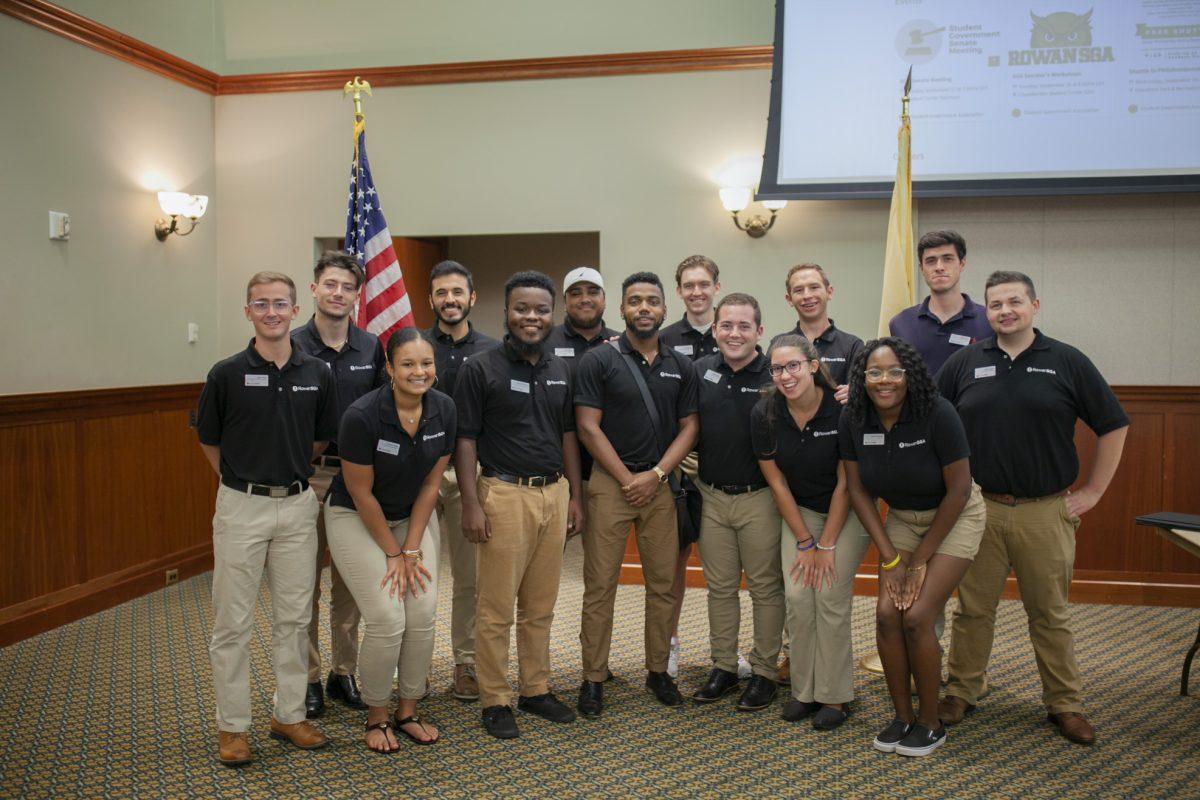 The 2018-2019 Student Government Association e-board poses for a photo. -Multimedia Editor/Miguel Martinez