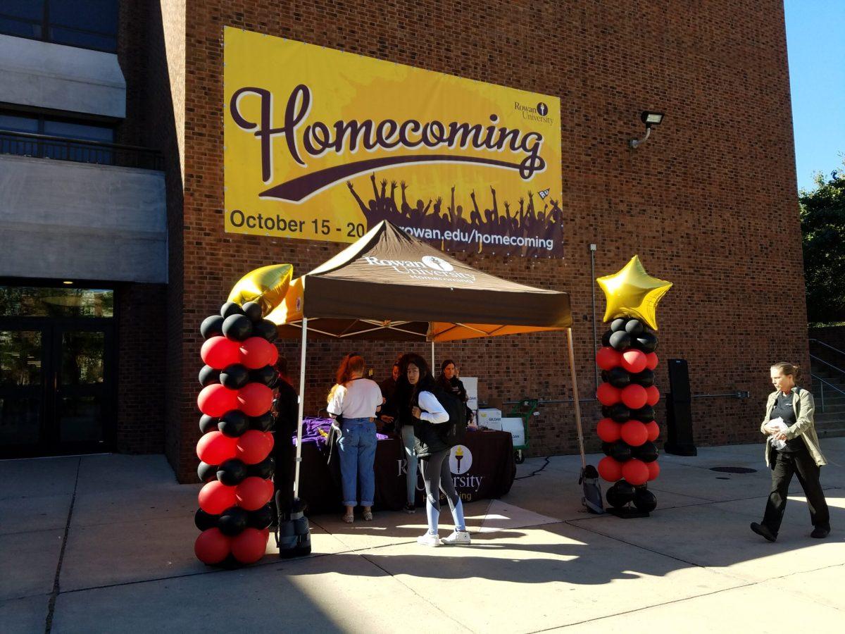 Rowan Homecoming includes the CANstruction competition where groups can come out and build a structure out of cans for a prize. -Contributor/Peter Planamente