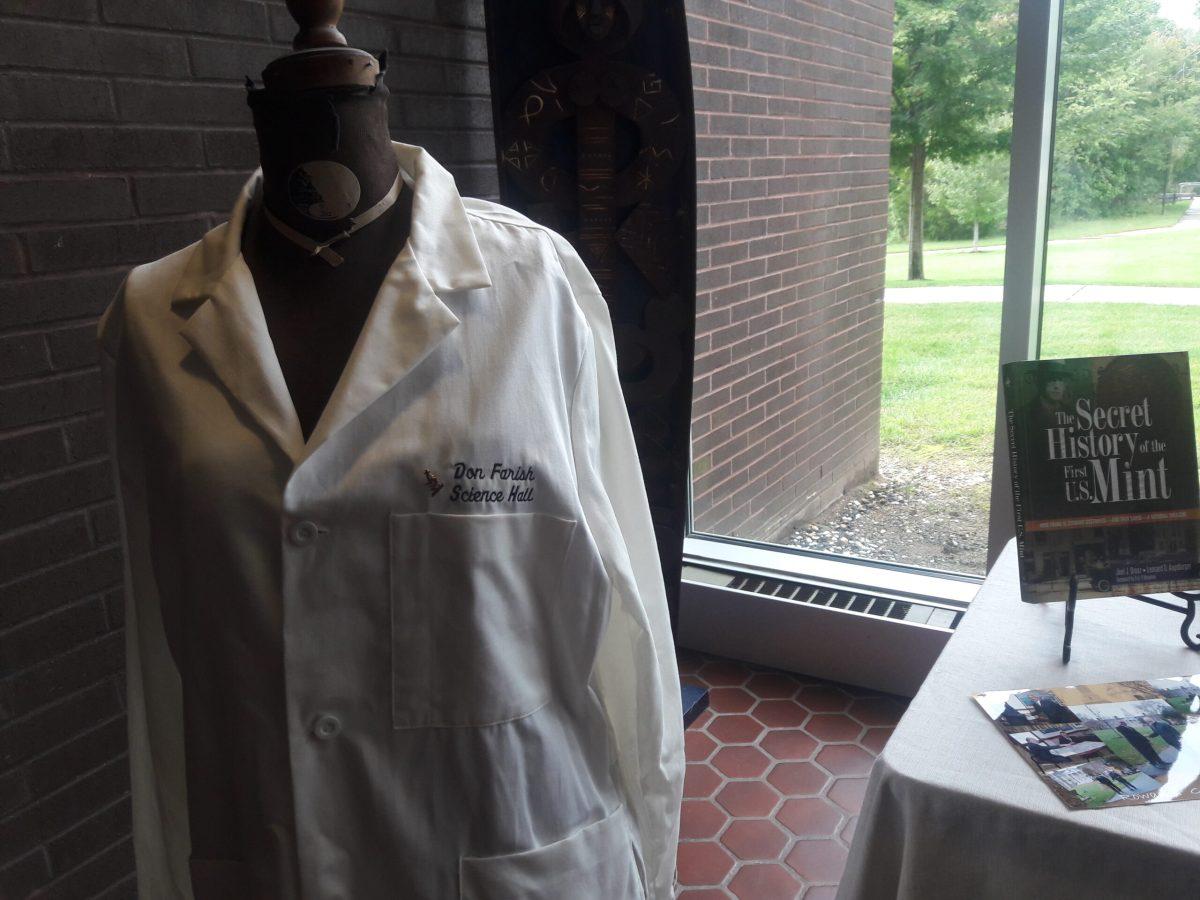 Jacket worn by Dr. Farish, shown at his commemoration. -Assistant News Editor/Justin Jardot 