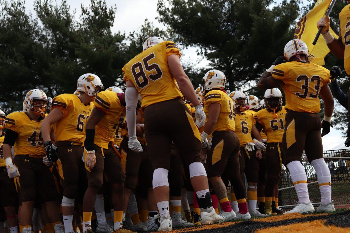 Rowan football gearing up for their game against Wesley on Homecoming Weekend earlier this year. The Profs were blown out 45-7 this past weekend against Salisbury University. Multimedia Editor/Jaryd Leady