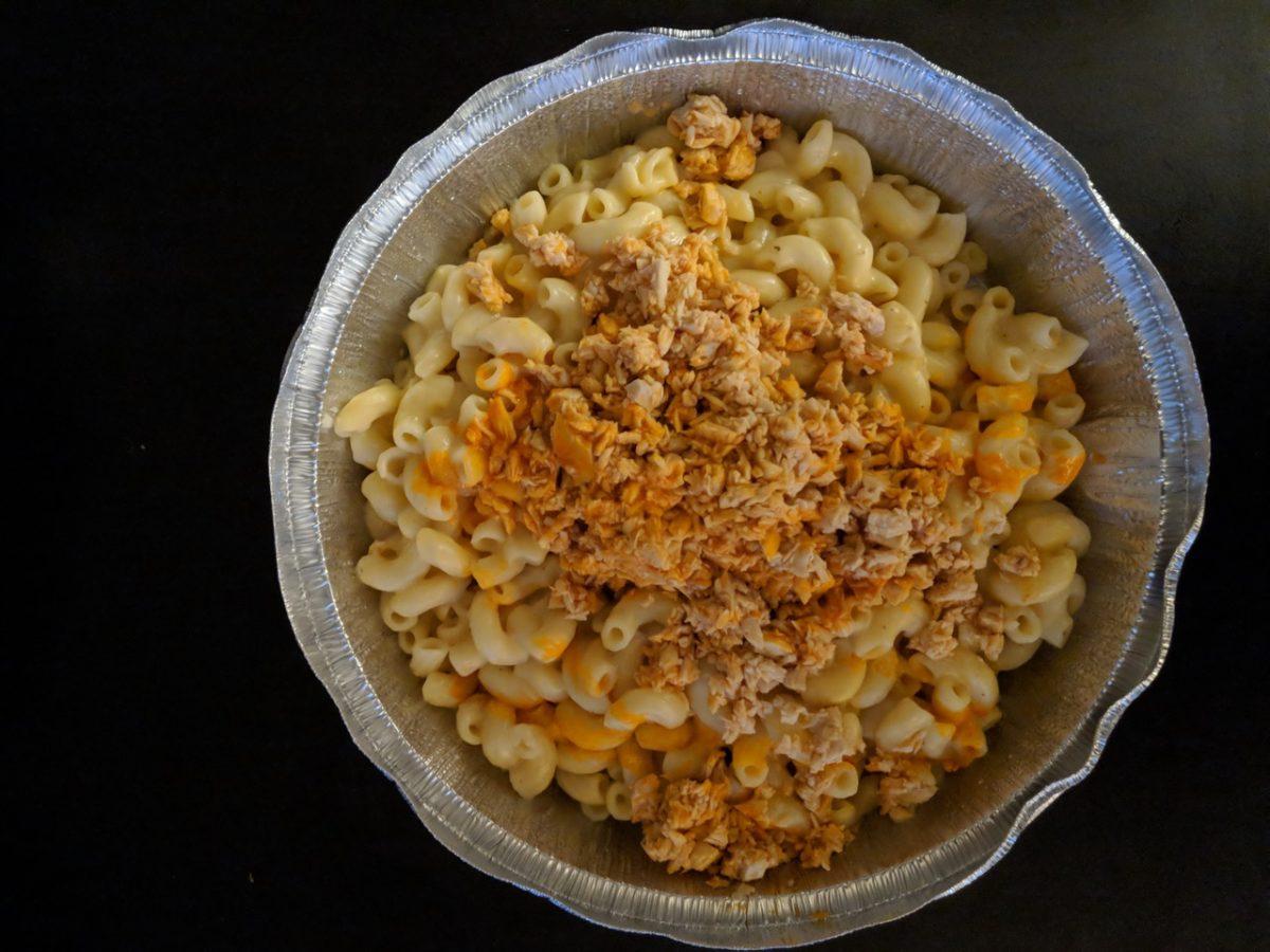 Steve's Grilled Cheese buffalo chicken Mac and cheese. -Contributor/Erika Solis