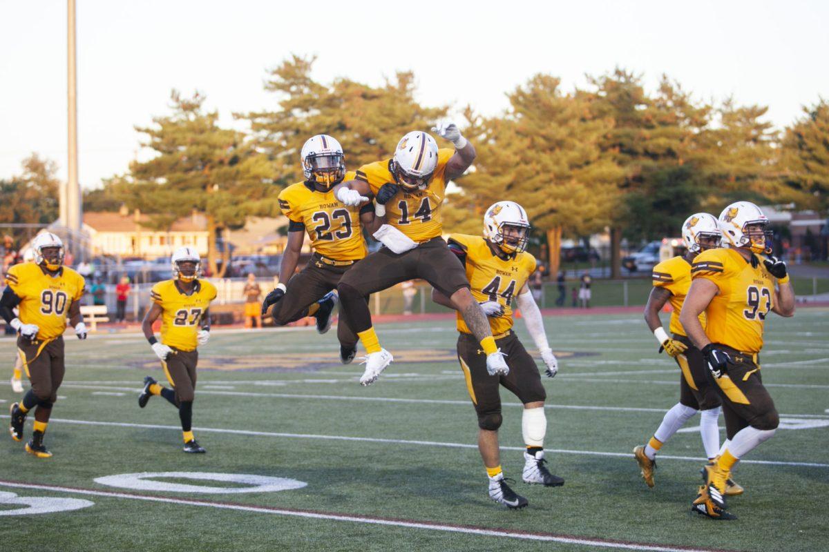 Nick Grosso and Travelle Curry celebrate against William Paterson University this year. Multimedia Editor/Miguel Martinez