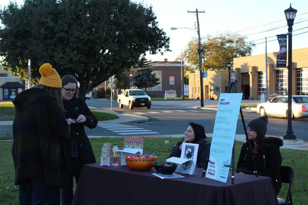 Representatives from the Rowan Art Gallery were present at the pop-up garden. - Arts & Entertainment Editor/Tara Lonsdorf