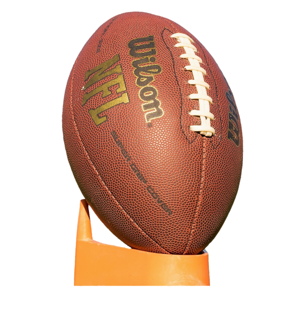 NFL football on a kicking tee. - Photo / Courtesy of Pixabay.com user "Capri23auto"