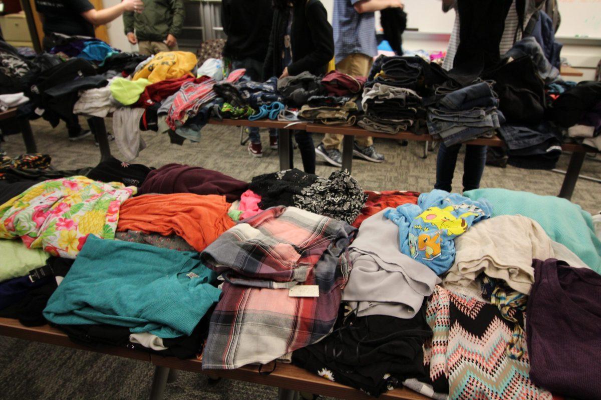 True Colors, one of the many organizations at the SJICR, held their annual Transgender Clothing Swap. From November 1st to the 11th, students at Rowan were asked to donate gently-worn clothes they didn’t want anymore to the SJICR in preparation for the Clothing Swap. -Staff Writer/Vince Ceraso