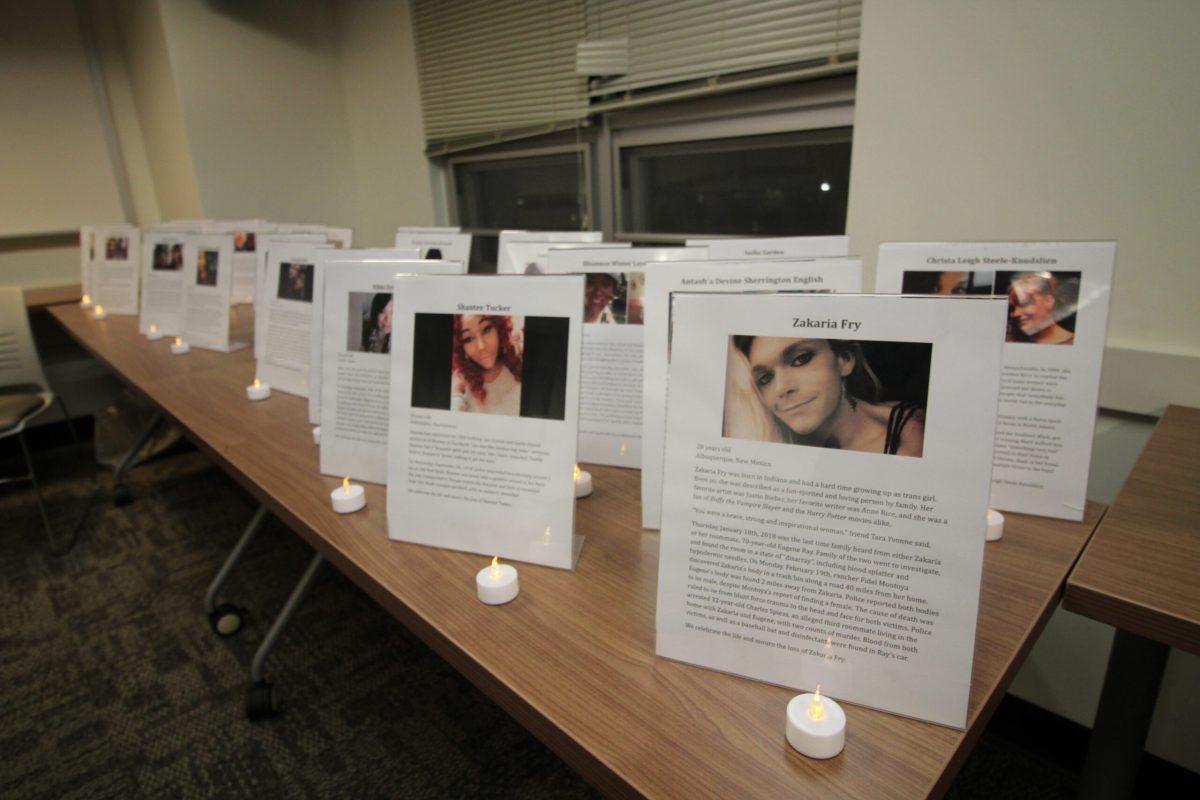 On November 20, Rowan University’s Office of Social Justice, Inclusion & Conflict Resolution (SJICR) closed out Transgender Awareness Week with a somber but moving memorial vigil in honor of Transgender Day of Remembrance. -Assistant Features Editor/Vince Ceraso