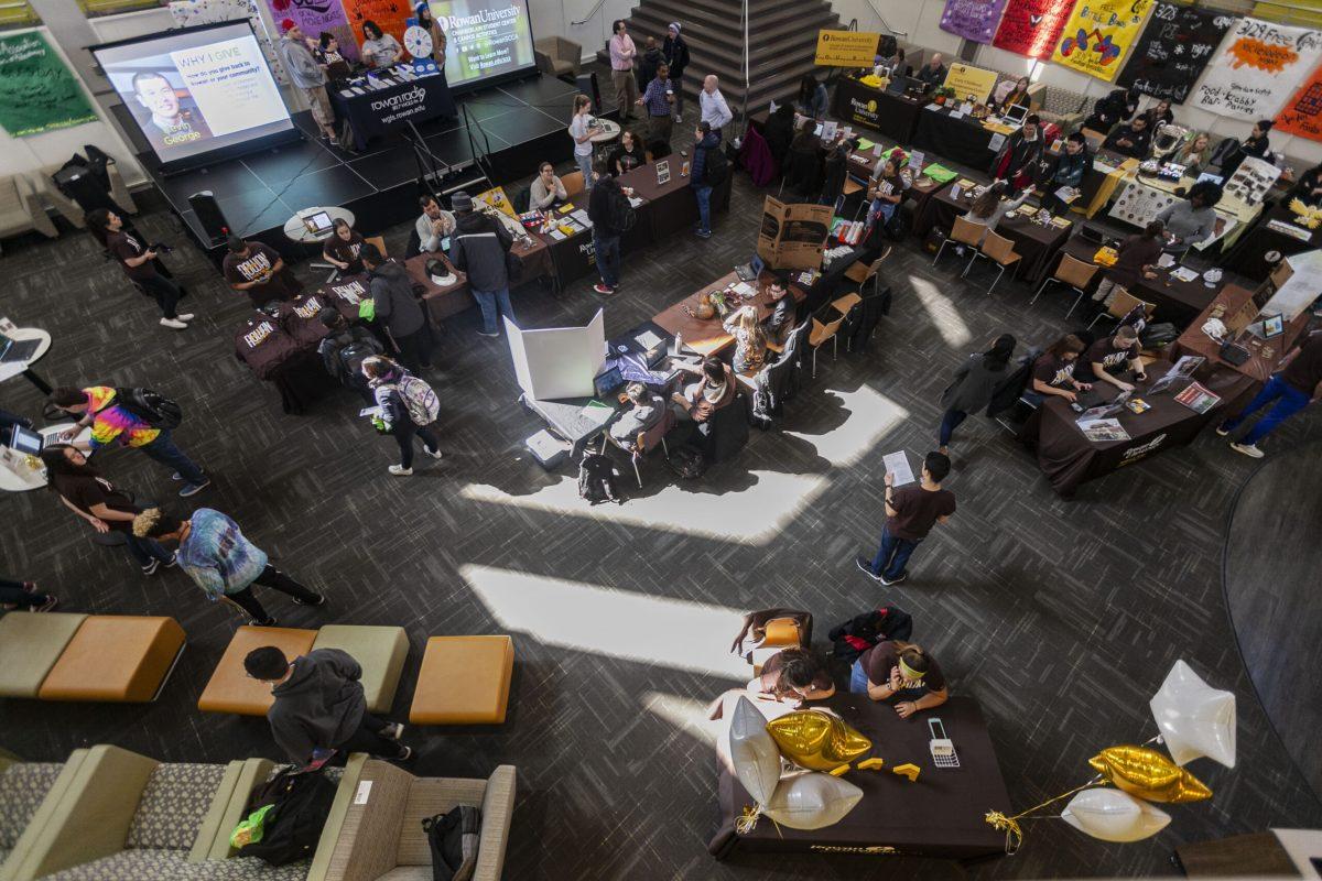 RowanGIVES days held in the Chamberlain Student Center on Tuesday. Multimedia Editor / Miguel Martinez.