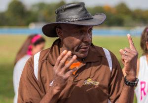 Rowan's Head Coach Derick "Ringo" Adamson.  He would have a big role in setting up the Border Battle. - Photo / Rowan Athletics