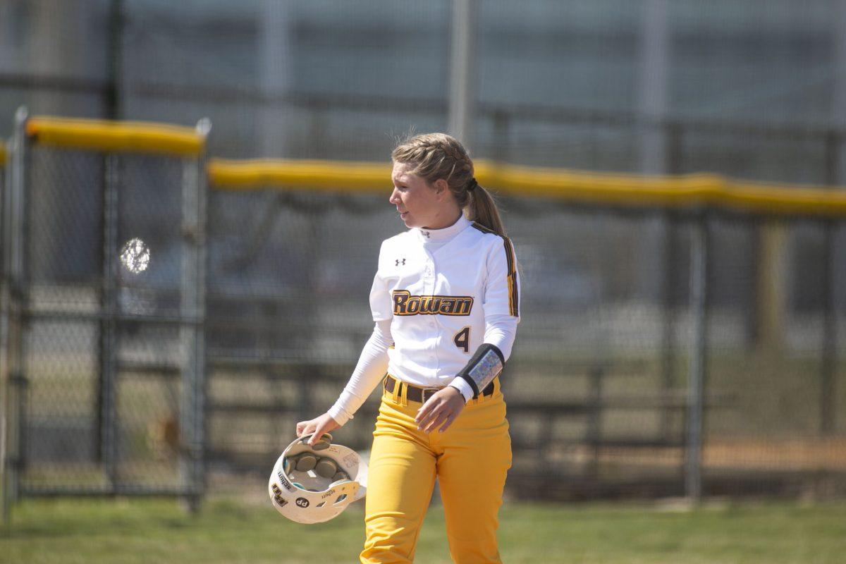 Senior Gianna Decker walks off the field in a game earlier last year. Multimedia Editor/Miguel Martinez