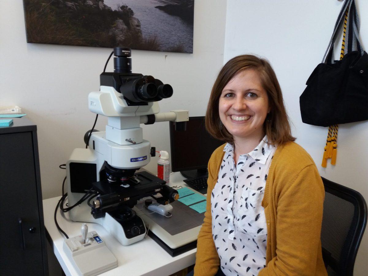 Dr. Andrea Stevens Goddard, a professor of geology, has won several awards for her work in her field. Staff Writer/Peter Planamente