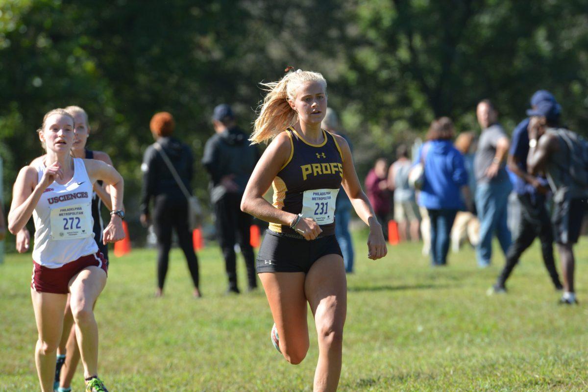 Carley Tool Running at the Philadelphia Metro Championships. Photo / Rowan Athletics