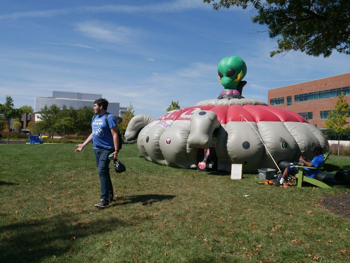 Alien Laser Tag took place on Friday, Sept. 20, at Robinson Circle. - Editor-in-Chief / Tara Lonsdorf