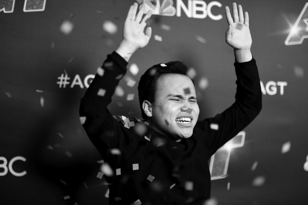 Kodi Lee celebrates after winning "America's Got Talent" season 14.