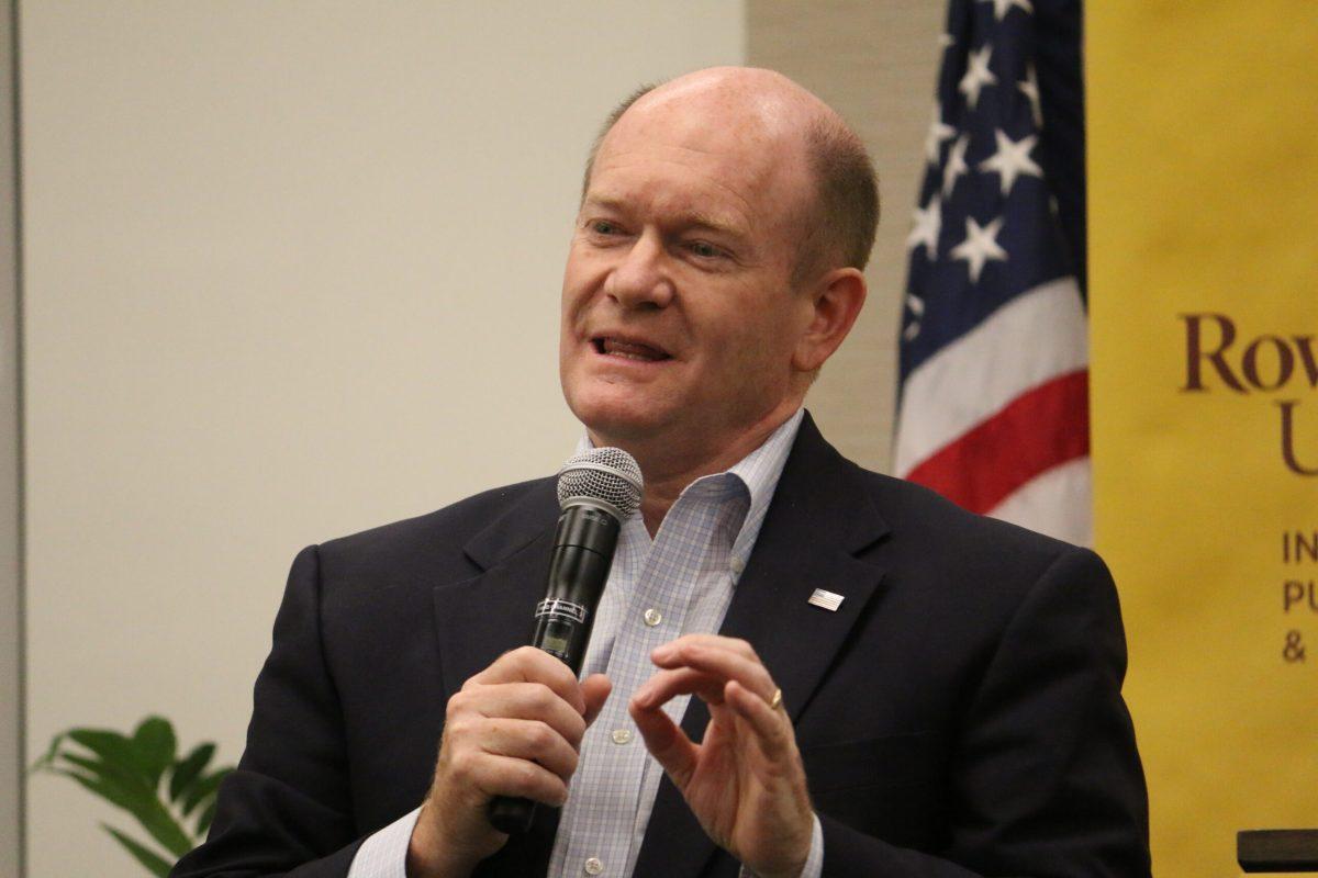 Delaware Senator Chris Coons visited Rowan to speak to both students and Glassboro residents - News Editor / Alexander Heller