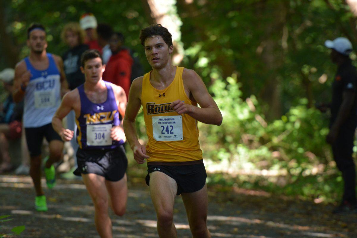 Kevin Lauer running earlier this year. Photo/ Rowan Athletics.