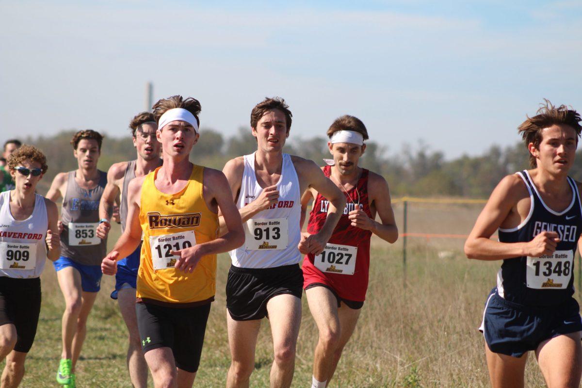 David Tyrrell runs in the Inter-regional Border Battle. Photo/ Rowan Athletics