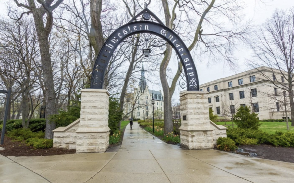 Weber Arch and University Hall at Northwestern University in Evanston, Ill. (iStock)