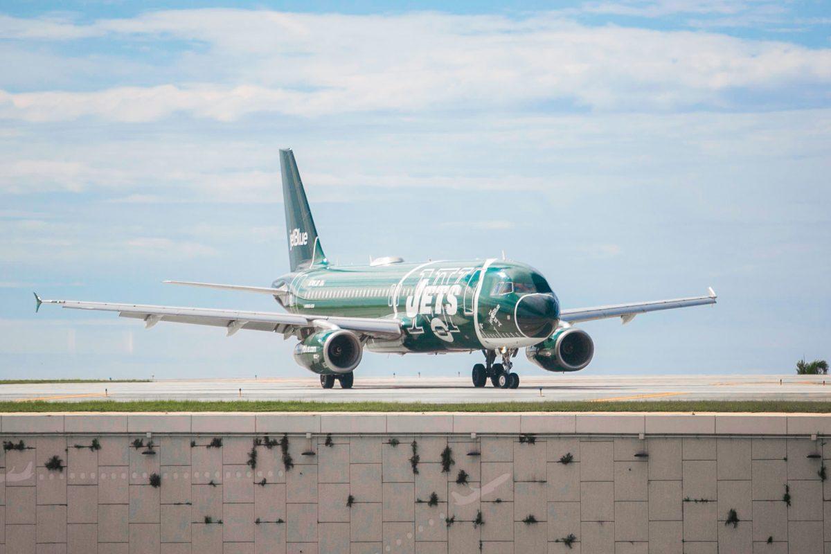 An Airbus A320 plane is pictured after landing at Fort Lauderdale International Airport in Florida. - Editor-in Cheif / Miguel Martinez