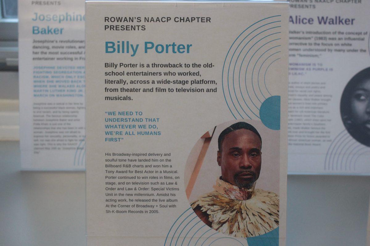 The Office of Social Justice, Inclusion, and Conflict Resolution has several signs about queer people of color on display in the LGBTQIA+ Center. The signs honor leaders in the black community. - Multimedia Editor / Kristin Guglietti