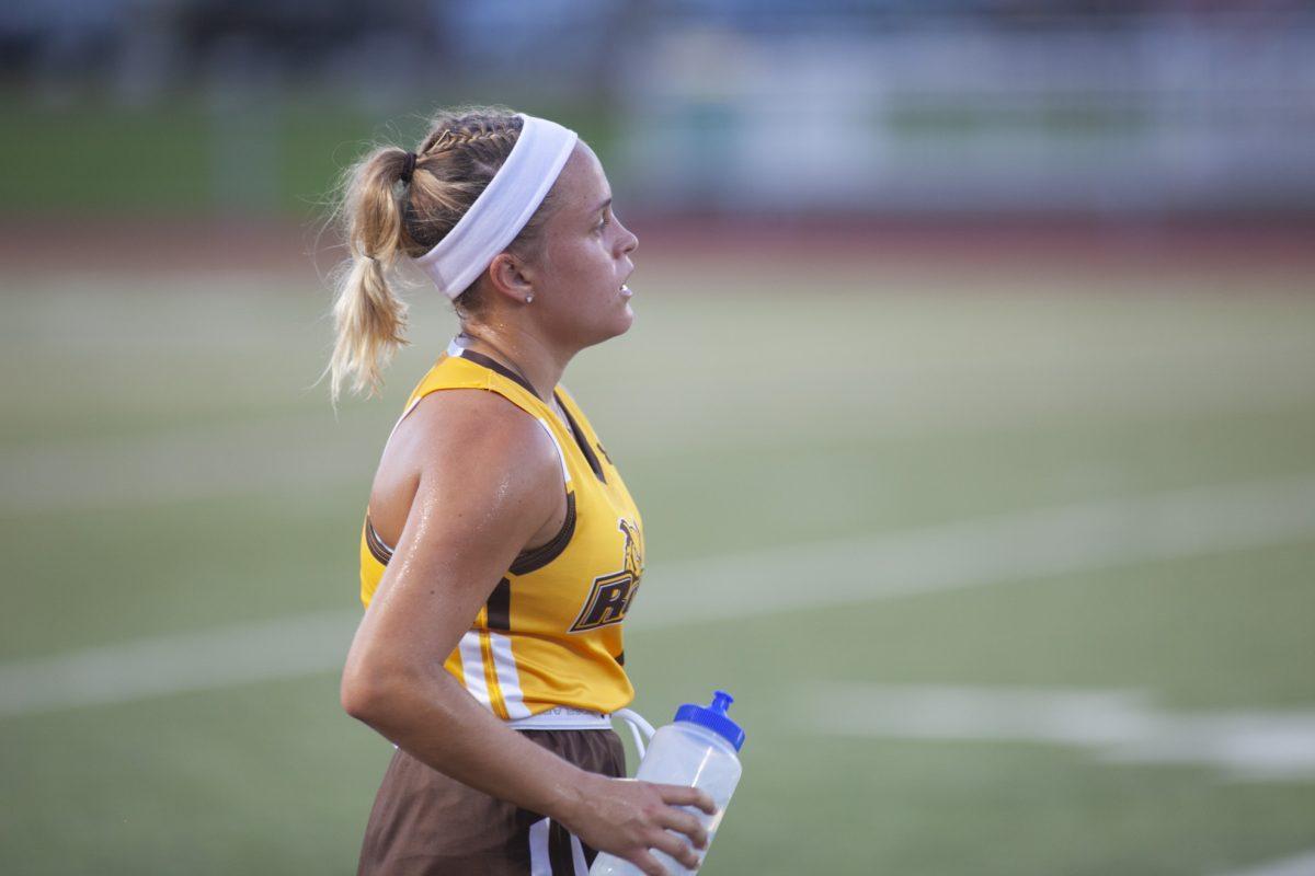 Kristiina Castagnola on the sidelines during a game. Castagnola was named one of the captains for the 2020 season. - Photo / Miguel Martinez 