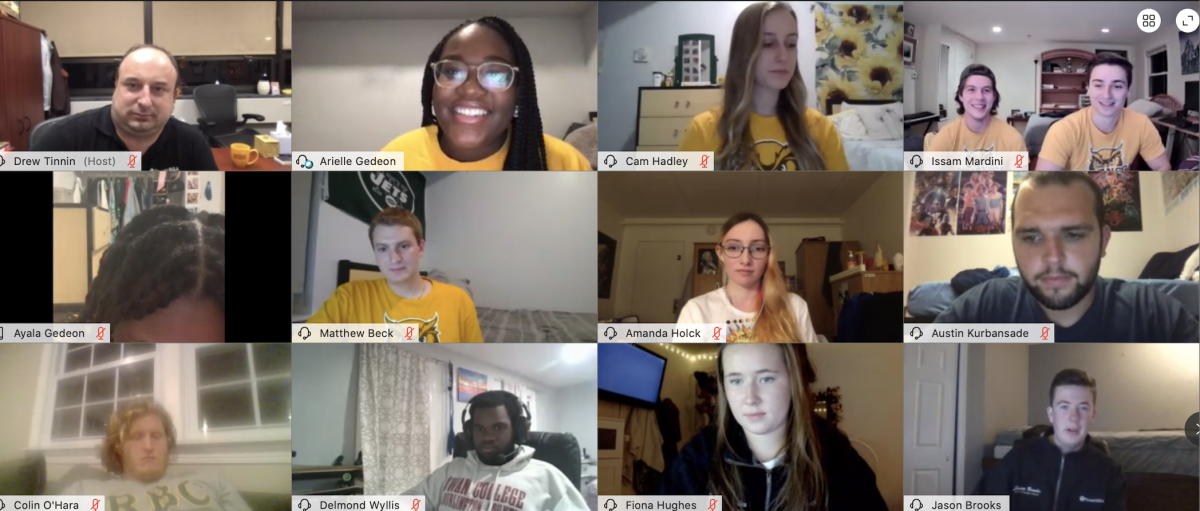 Screenshot from the virtual SGA Senate meeting on Sep. 14, 2020 - News Editor / Corey Rothauser