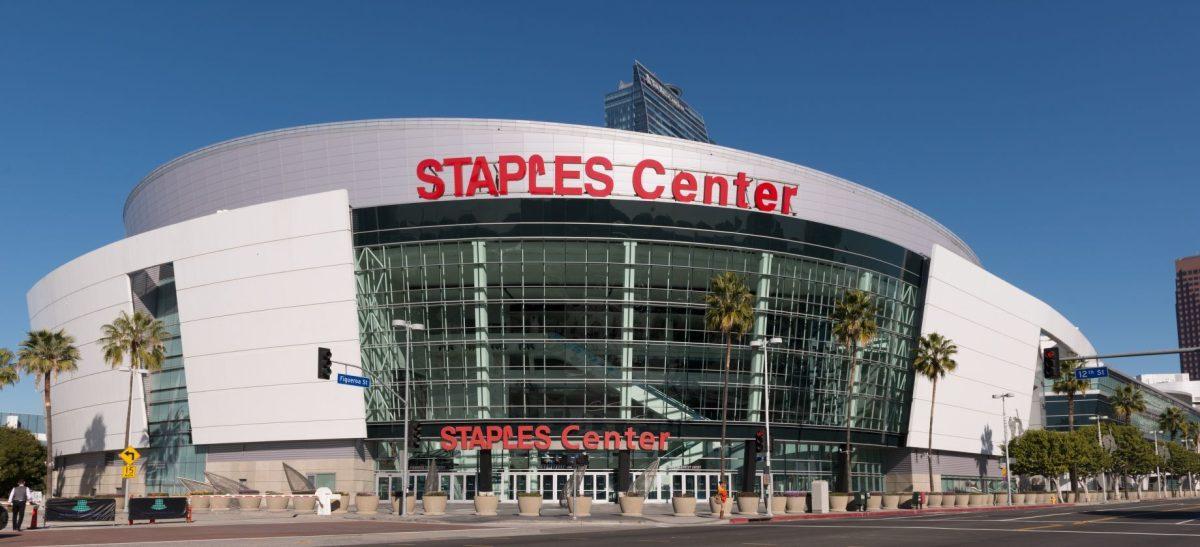 Staples Center in Downtown Los Angeles / Photo from loc.gov