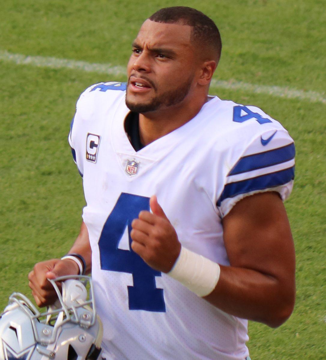 Dallas Cowboy's quarterback Dak Prescott. Prescott suffered a season ending injury during a Sunday game against the New York Giants. Photo / flickr user Jeffrey Beall 