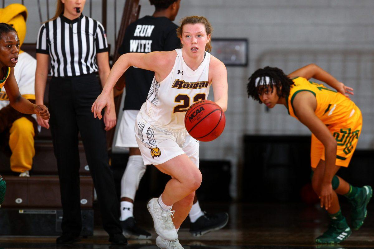 Grace Marshall during a game against NJCU. Marshall was selected as one of the captains this season despite there being no games. - Photo / Rowan Athletics 