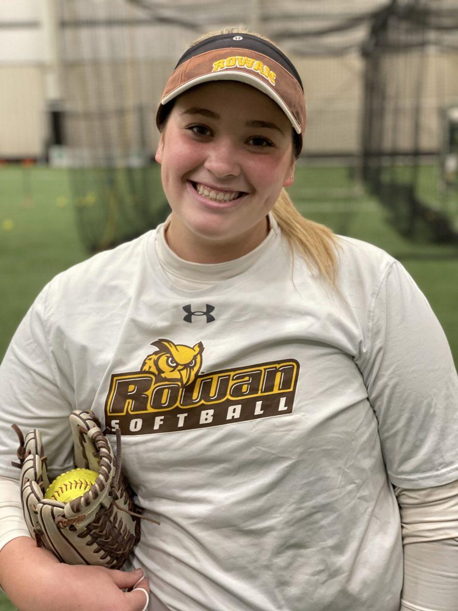 Rowan softball pitcher Cat Thomas was named NJAC Rookie Pitcher of the Week and is currently 2-1. - Photo / Rowan Athletics 