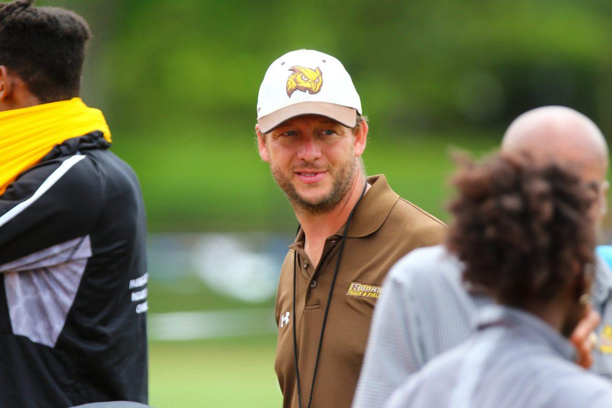 Rowan's Men's Track & Field Head Coach Dustin Dimit has helped prepare his team for their return this outdoor season. - Photo / Rowan Athletics 