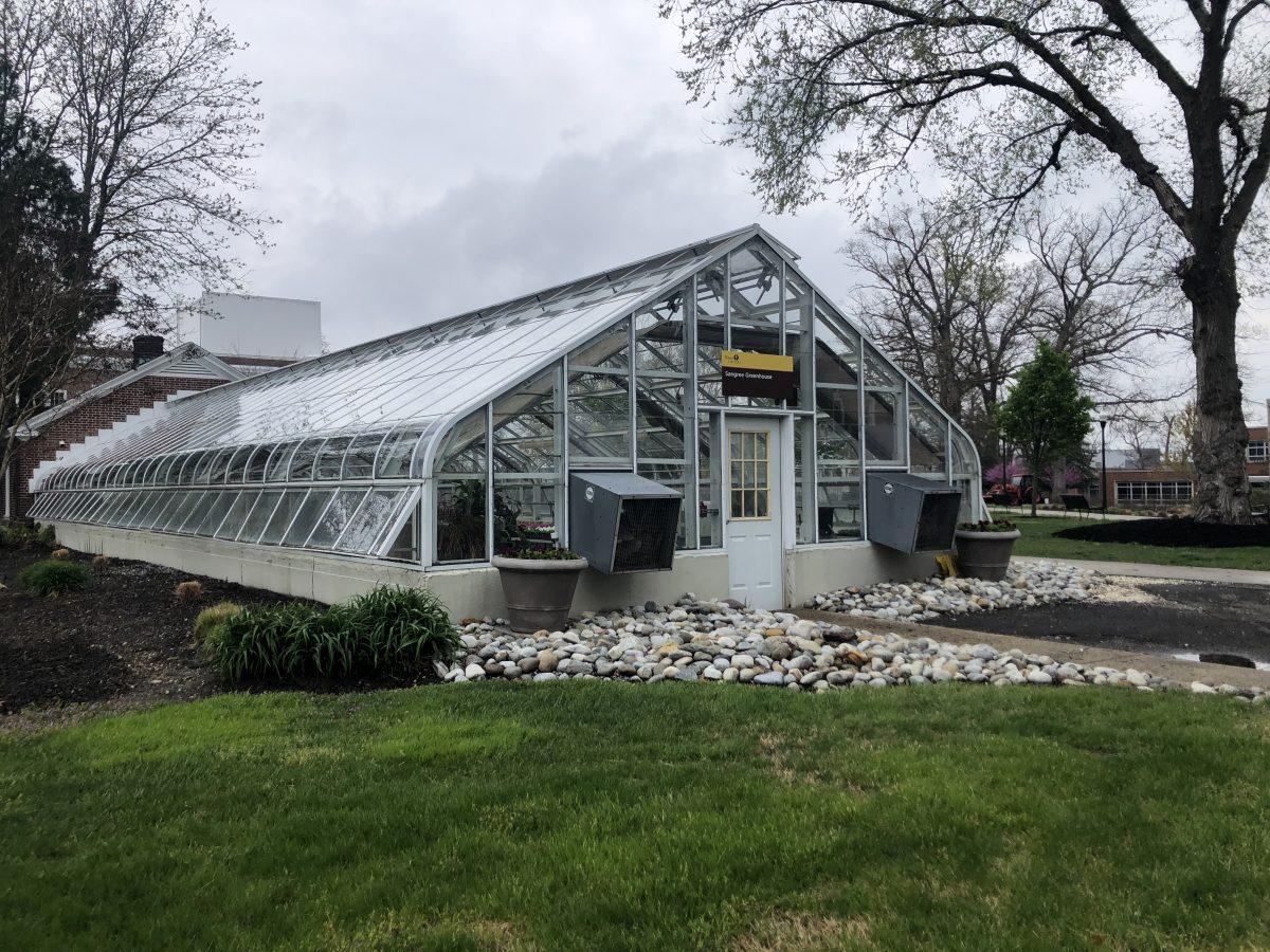 The Sangree Greenhouse was built in 1923 for the founding of Glassboro Normal School, now Rowan University. While it was almost destroyed in the '90s, it now serves as a place to grow flowers for the Glassboro campus. - Editor-in-Chief / Kalie VanDewater