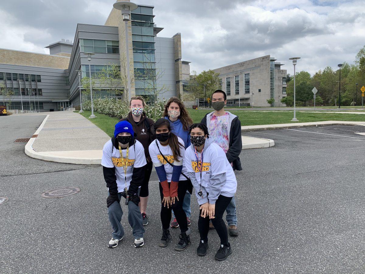 Rowan Environmental Action League (REAL) poses for a picture before heading to their project location in Glassboro. REAL was one of 23 teams that participated in this year's “Back to the Boro” event. - Photo courtesy of REAL