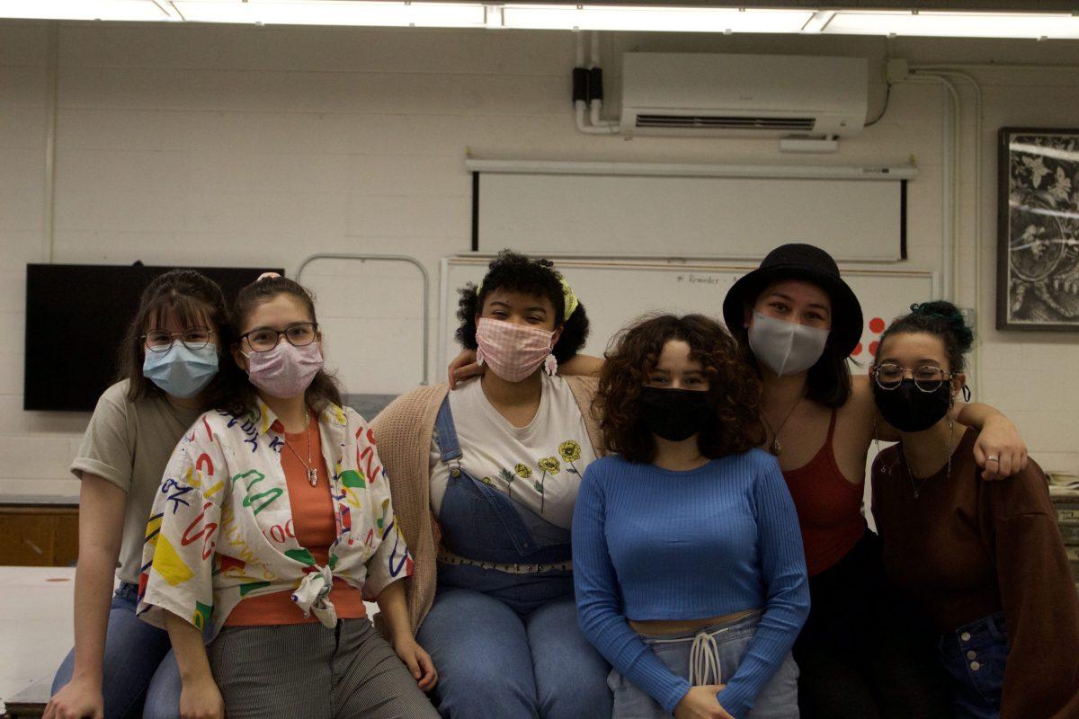 Members of Women of Westby pose for a photo. From left to right: Charlotte Steinman, Liliana Munoz Lozada, Candice Wright, Jennifer Araya, Noel Waldron and Victoria Esquilin. - Multimedia Editor / Alex Rossen