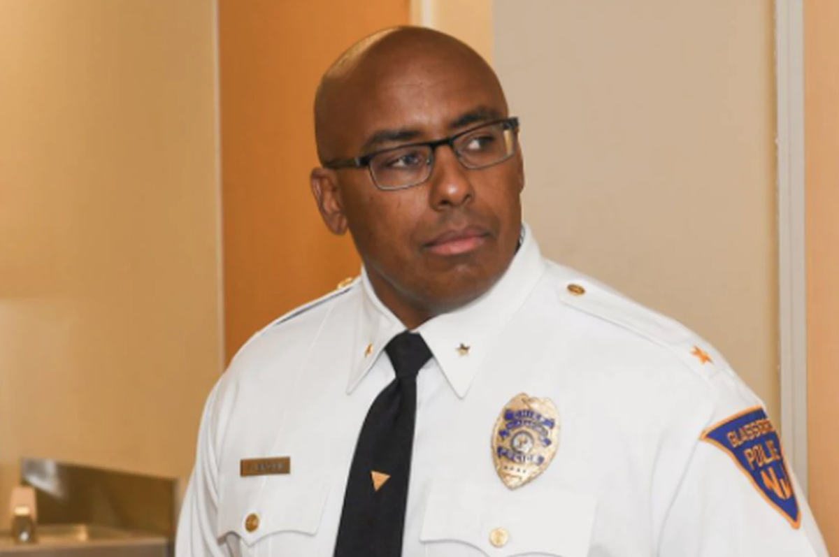 The former police chief of Glassboro, Franklin S. Brown Jr., 53, faces aggravated assault charges following a domestic violence report in his residence in Clayton, NJ. - Photo via NJ.com